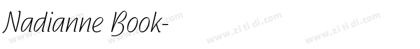 Nadianne Book字体转换